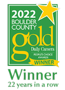 2022 Boulder County Gold People's Choice Award